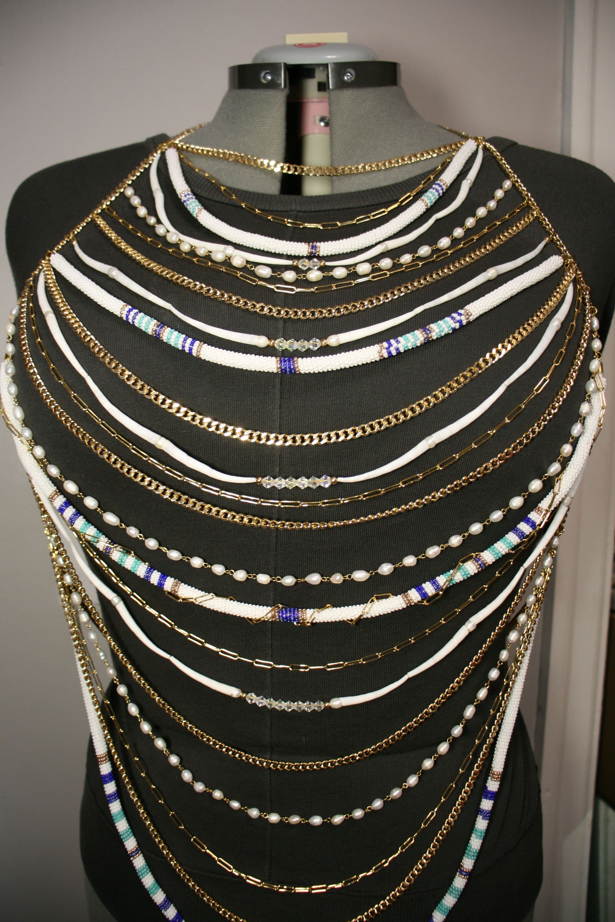 Custom Beaded Body Harness – Example Piece